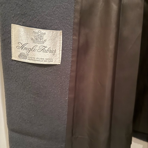 Vintage 100% Wool John Weitz Dark Green Women's Coat - Picture 10 of 16